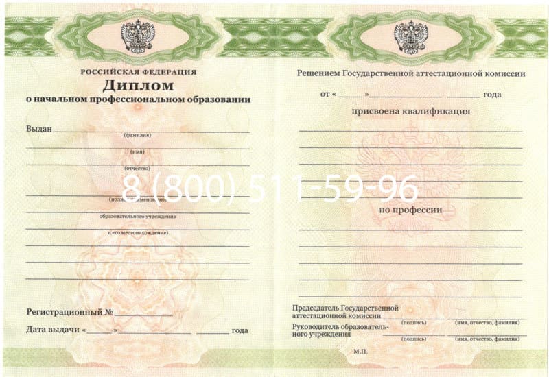 Купить Диплом о начальном образовании  2010-2024 годов в Балаково