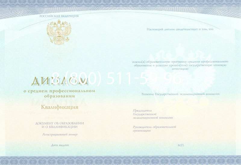 Купить Диплом колледжа (Спецбланк) 2014-2024 года в Балаково Купить Диплом колледжа (Спецбланк) 2014-2024 года в Балаково